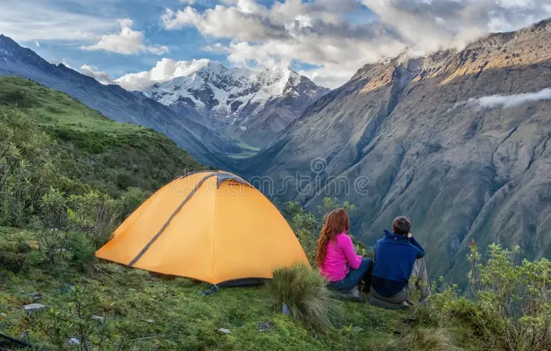 Camping in Peru